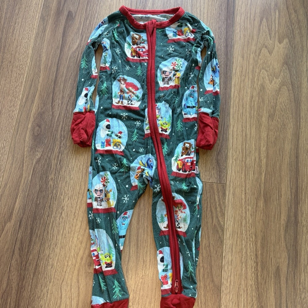 Little Sleepies a Very Pixar Christmas PJ Zippy for 6-12 Months